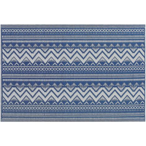 Outdoor Area Rug 120 x 180 cm Blue NAGPUR