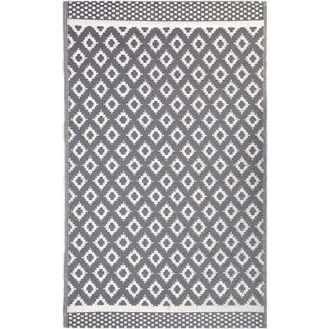 Outdoor Area Rug 120 x 180 cm Grey THANE