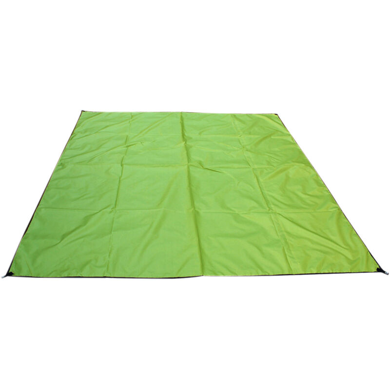 Outdoor Beach Blanket Impermeable Plage De Sable Tapis Leger Resistant Couverture De Pique-Nique Avec Sac De Rangement, Vert, 210*300Cm