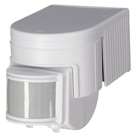 Outdoor Bewegungsmelder in weiß, 12m/180° - Timer, max. 1200 W