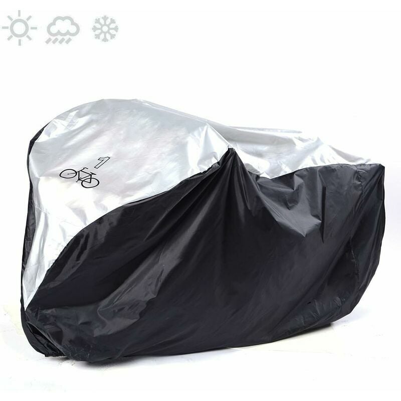 Outdoor Bike Cover Anti-UV Dustproof Rainproof Rain Cover for Bicycle Bike Cycle Scooter Road Cover Waterproof Mountain Bike Cover, s
