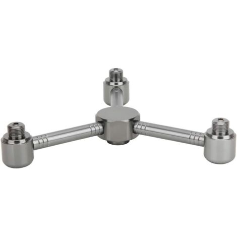 Outdoor Camping Aluminum Alloy Gas Cylinder Stove Adapter Heads Furnace Converter Connectors Accessory(three heads)