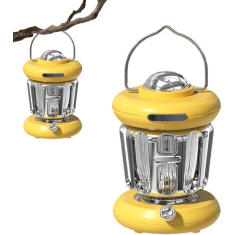 Outdoor-Campinglaternen, tragbare Campinglichter, tragbare Campinglaterne, wiederaufladbare Campinglaterne, Vintage-Campinglicht, Survival-Campinglaterne, Laterne