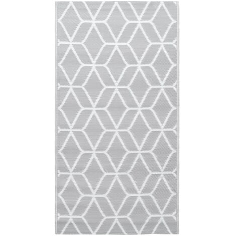 Outdoor Carpet ARAKIL Grey 120x180 cm PP vidaXL
