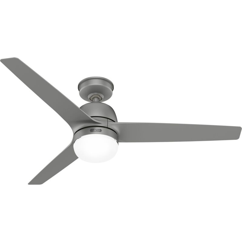 Image of Outdoor Ceiling Fan Seawave Silver with&hellip;