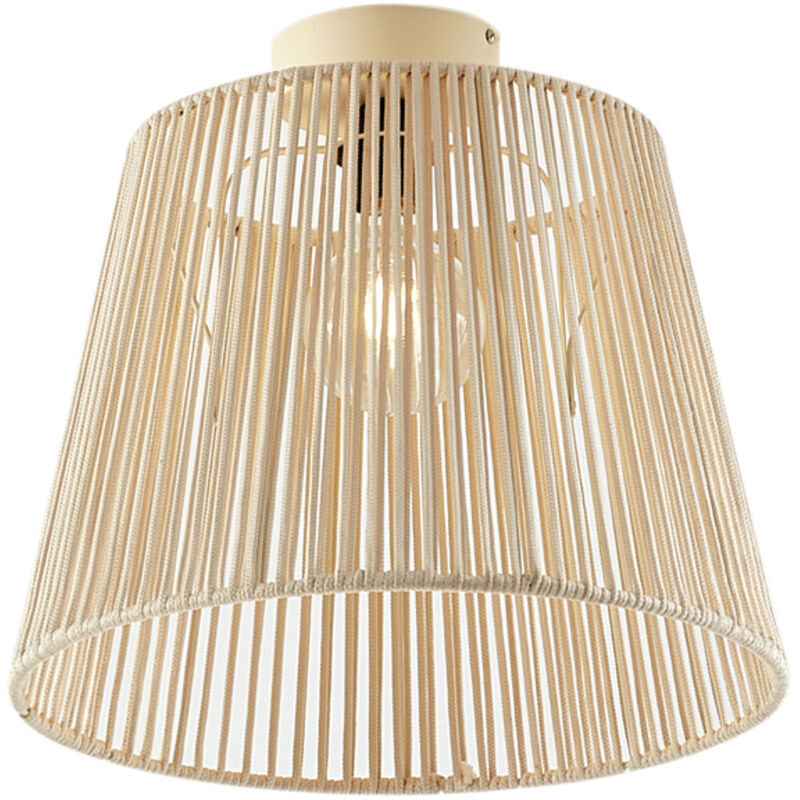 Image of Outdoor Ceiling Light with Beige Rope&hellip;