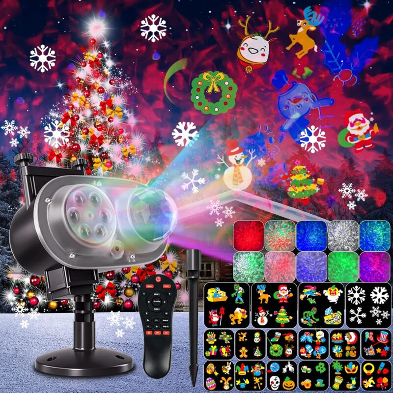 Image of Qiedie - Outdoor Christmas Projector Led,&hellip;