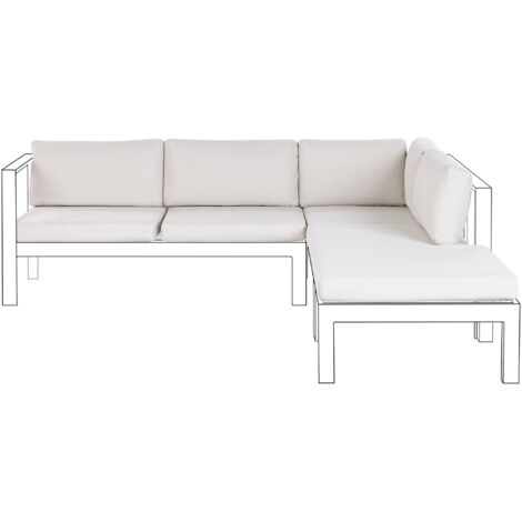 Outdoor Cushion Cover Set MESSINA Off-White
