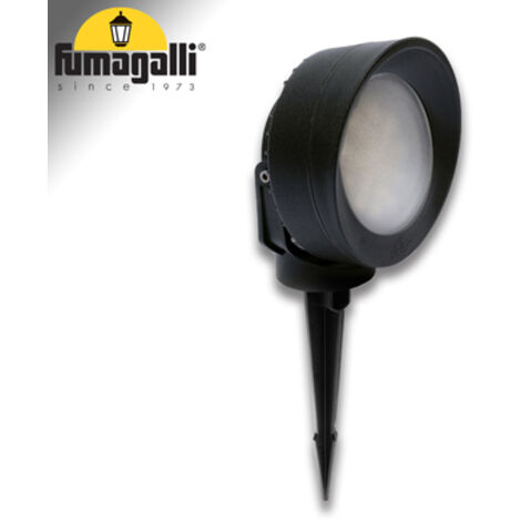 Outdoor de spike tommy 1xgx53 10w con pulsante cct (2 colori) ip66 l.15,2xw.12,2xh.34cm nero