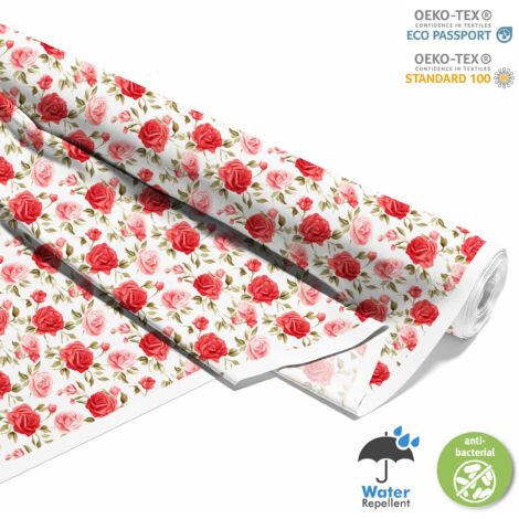 OUTDOOR DEKOSTOFFE OXFORD - Blumen- DX2012
