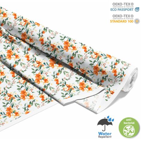 OUTDOOR DEKOSTOFFE OXFORD - Blumen- DX2107