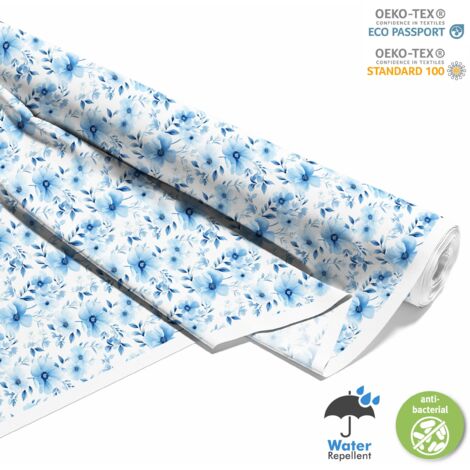 OUTDOOR DEKOSTOFFE OXFORD - Blumen- DX2114