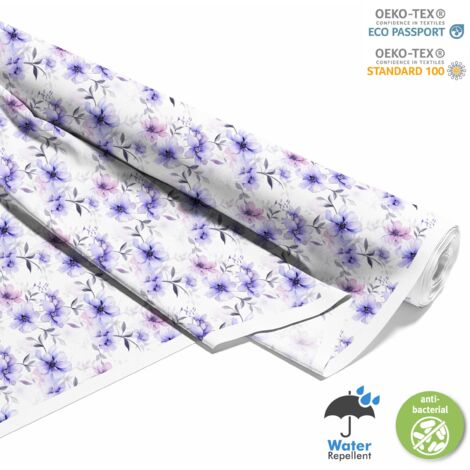 OUTDOOR DEKOSTOFFE OXFORD - Blumen- DX2121