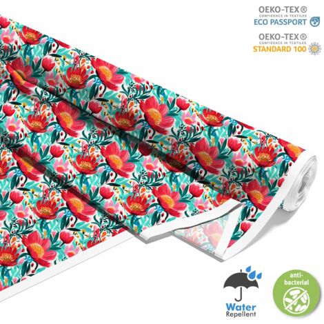OUTDOOR DEKOSTOFFE OXFORD - Blumen - DX2596