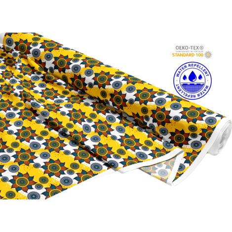 OUTDOOR DEKOSTOFFE OXFORD - Motiv abstraktes Stammesmuster I DR233