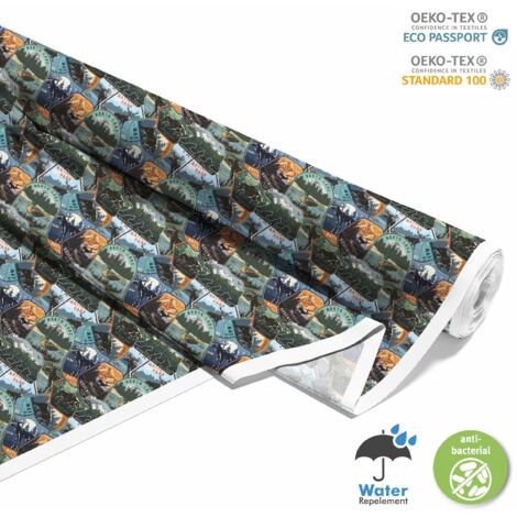 OUTDOOR DEKOSTOFFE OXFORD - Motiv Adventure I DX679