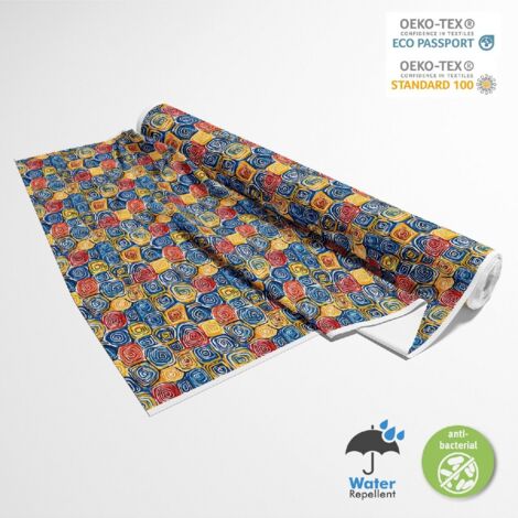 OUTDOOR DEKOSTOFFE OXFORD - Motiv Afrikanisch  DX18006
