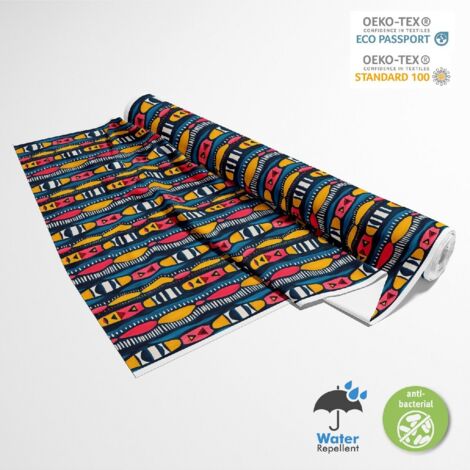 OUTDOOR DEKOSTOFFE OXFORD - Motiv Afrikanisch  DX18009