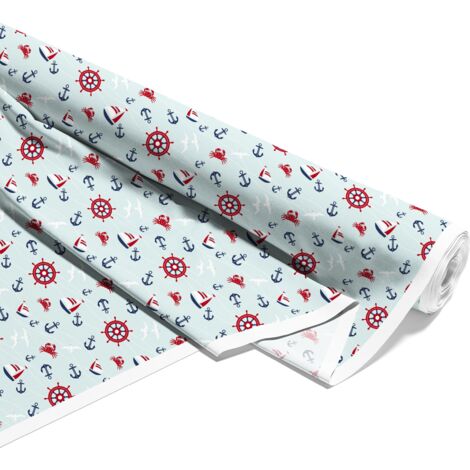 OUTDOOR DEKOSTOFFE OXFORD - Motiv Anker I DX055
