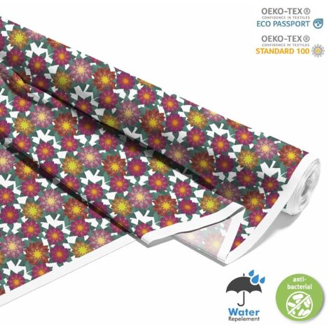 OUTDOOR DEKOSTOFFE OXFORD - Motiv Blumen 5