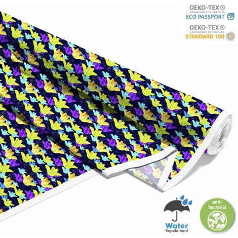 OUTDOOR DEKOSTOFFE OXFORD - Motiv Blumen 8