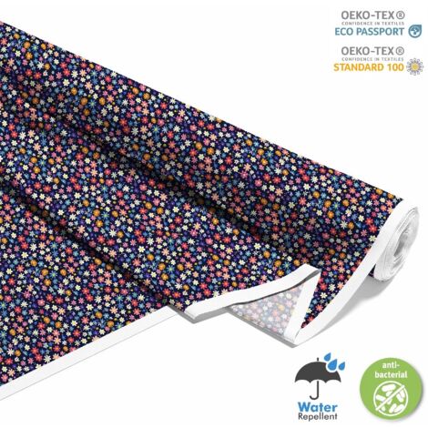 OUTDOOR DEKOSTOFFE OXFORD - Motiv Blumen I DX5100