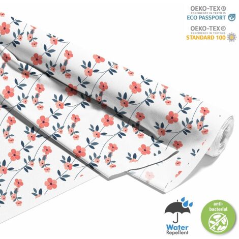 OUTDOOR DEKOSTOFFE OXFORD - Motiv Blumen I DX5101