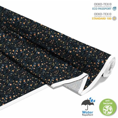 OUTDOOR DEKOSTOFFE OXFORD - Motiv Blumen I DX5103