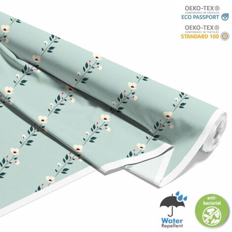 OUTDOOR DEKOSTOFFE OXFORD - Motiv Blumen I DX5120