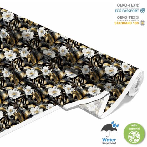 OUTDOOR DEKOSTOFFE OXFORD - Motiv Blumen I DX5130