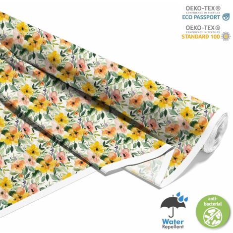 OUTDOOR DEKOSTOFFE OXFORD - Motiv Blumen I DX5162
