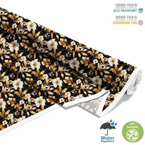 OUTDOOR DEKOSTOFFE OXFORD - Motiv Blumen I DX5166
