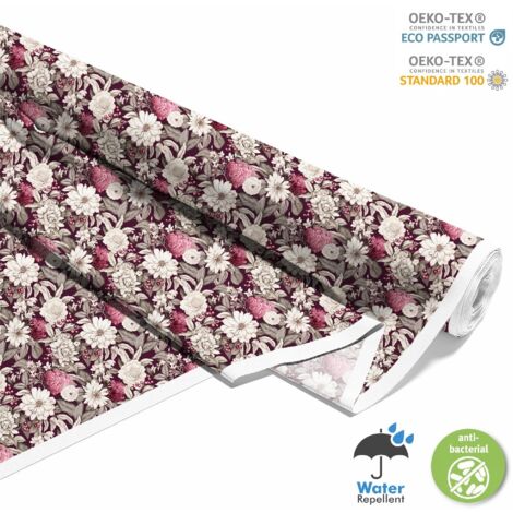 OUTDOOR DEKOSTOFFE OXFORD - Motiv Blumen I DX5173