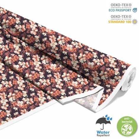 OUTDOOR DEKOSTOFFE OXFORD - Motiv Blumen I DX5204