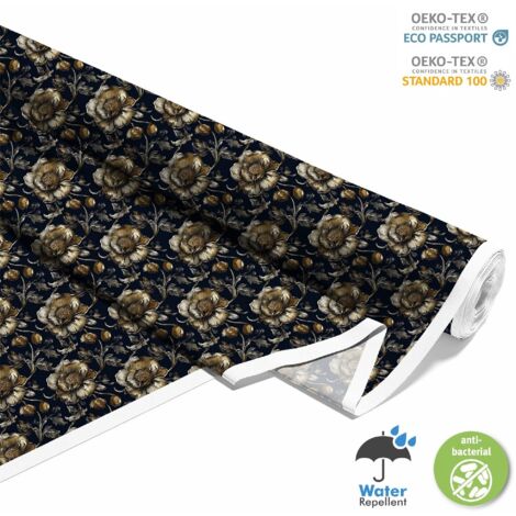 OUTDOOR DEKOSTOFFE OXFORD - Motiv Blumen I DX5246