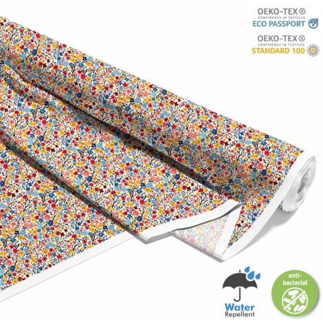 OUTDOOR DEKOSTOFFE OXFORD - Motiv Blumen I DX5250