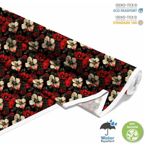OUTDOOR DEKOSTOFFE OXFORD - Motiv Blumen I DX5275