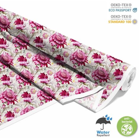 OUTDOOR DEKOSTOFFE OXFORD - Motiv Blumen I DX5322