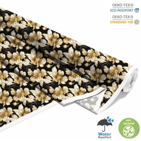 OUTDOOR DEKOSTOFFE OXFORD - Motiv Blumen I DX5327