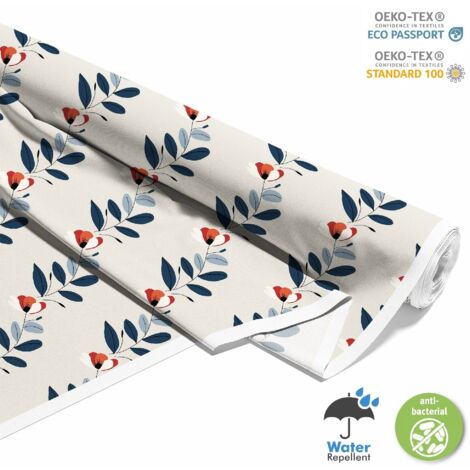 OUTDOOR DEKOSTOFFE OXFORD - Motiv Blumen I DX5333