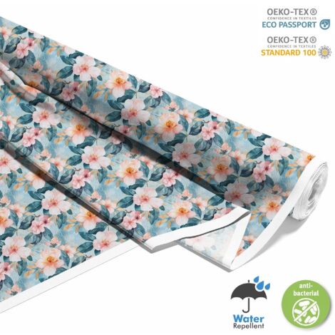 OUTDOOR DEKOSTOFFE OXFORD - Motiv Blumen I DX5337