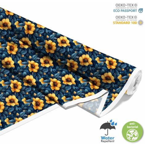 OUTDOOR DEKOSTOFFE OXFORD - Motiv Blumen I DX5342