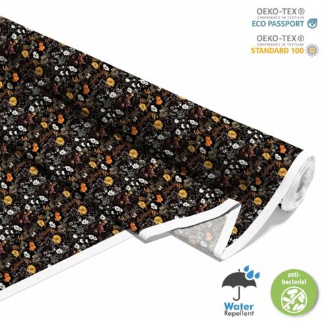 OUTDOOR DEKOSTOFFE OXFORD - Motiv Blumen I DX5349