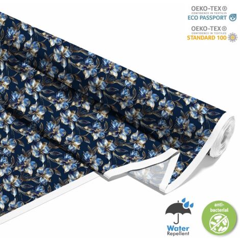 OUTDOOR DEKOSTOFFE OXFORD - Motiv Blumen I DX5375