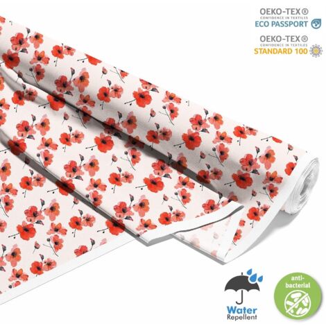 OUTDOOR DEKOSTOFFE OXFORD - Motiv Blumen I DX5377