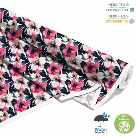 OUTDOOR DEKOSTOFFE OXFORD - Motiv Blumen I DX5387
