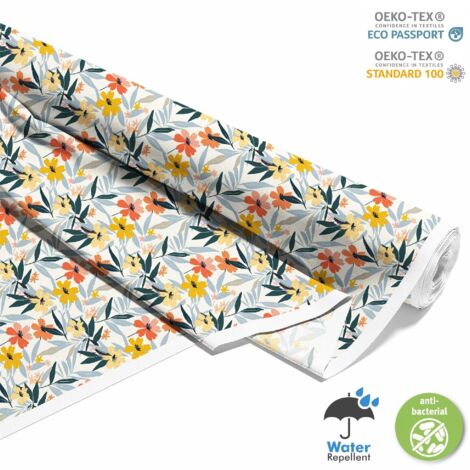 OUTDOOR DEKOSTOFFE OXFORD - Motiv Blumen I DX5405