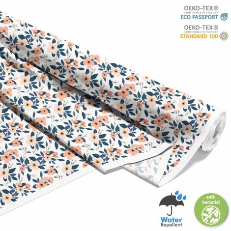 OUTDOOR DEKOSTOFFE OXFORD - Motiv Blumen I DX5428