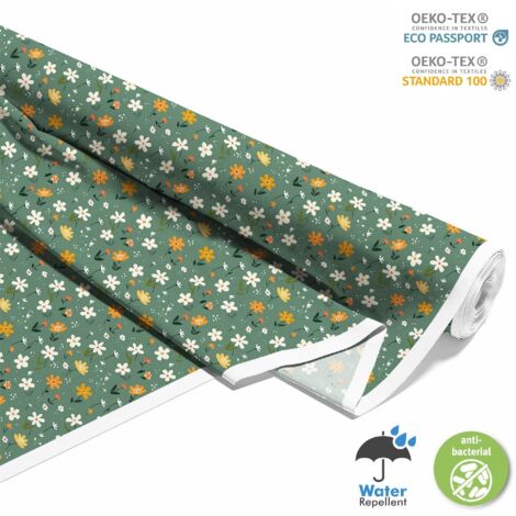 OUTDOOR DEKOSTOFFE OXFORD - Motiv Blumen I DX5435