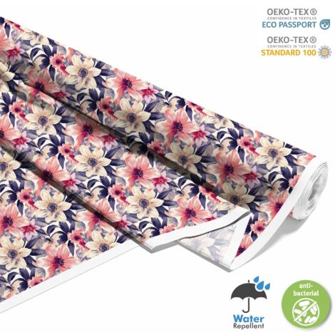 OUTDOOR DEKOSTOFFE OXFORD - Motiv Blumen I DX5438